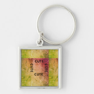 CUTE_ BLACK EN LICHT ( Groen rood geel ) Sleutelhanger