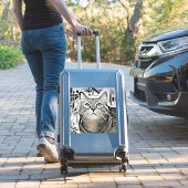 Cute Black en white Cat Laptop stickers (Koffer Insitu)