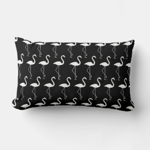 Cute Black en White Flamingos Kussen