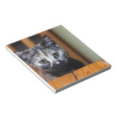 Cute Black en White Kitten Notitieblok (Schuin)