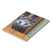 Cute Black en White Kitten Notitieblok (Linkerzijde)