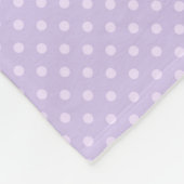 Cute Black en White Kitty Cat Waving Hallo Fleece Deken (Hoek)