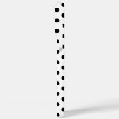 Cute Black en White Polka Dots Pattern Case-Mate iPhone Case (Achterkant / Links)