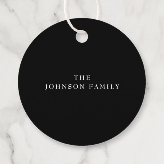 Cute Black en White Pumpkin Happy Halloween Bedankjes Labels (Achterkant)