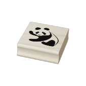 Cute Black en White Rubberstempel (Stempel)