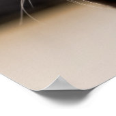 Cute Black en White Tuxedo Kitten Poster (Hoek)