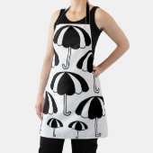 Cute Black en White Umbrella Schort (Insitu)