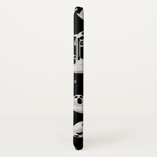 Cute Black en White Waterverf Ghosts Halloween Case-Mate iPhone Case (Achterkant / rechts)