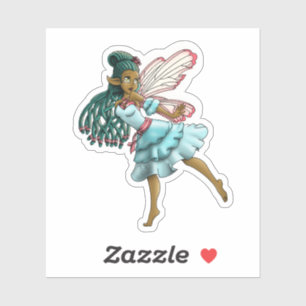 Cute Black Fairy Sticker