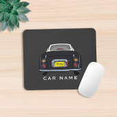 Cute Black Figaro Car Monogram Muismat