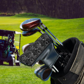 Cute Black Floral Paisley Golfheadcover