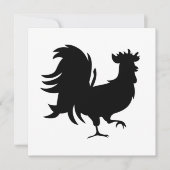 Cute Black geluksrooster (Voorkant)