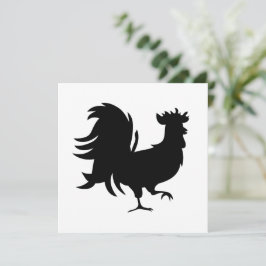 Cute Black geluksrooster