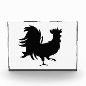 Cute Black geluksrooster Fotoblokken (Voorkant)