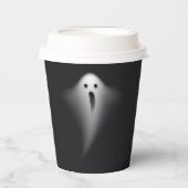 Cute Black Ghost Papieren Bekers (Voorkant)