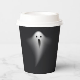 Cute Black Ghost Papieren Bekers