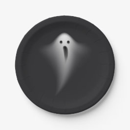 Cute Black Ghost Papieren Bordje