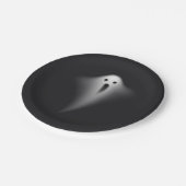 Cute Black Ghost Papieren Bordje (Gekanteld)