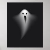 Cute Black Ghost Poster (Voorkant)