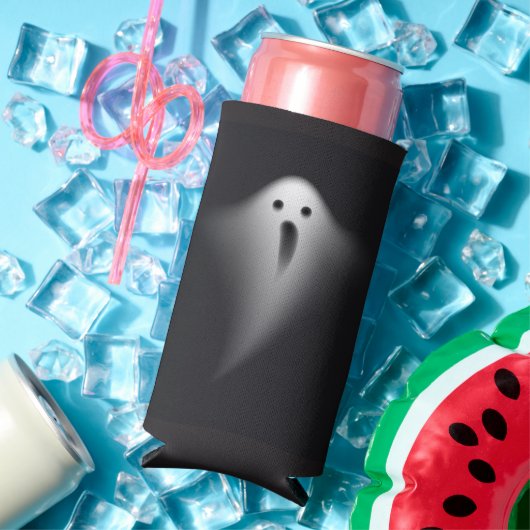 Cute Black Ghost Seltzer Blikjeskoeler (Insitu Zomer)