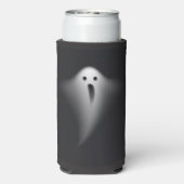 Cute Black Ghost Seltzer Blikjeskoeler (Seltzer Achterkant)