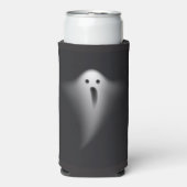 Cute Black Ghost Seltzer Blikjeskoeler (Seltzer Voorkant)