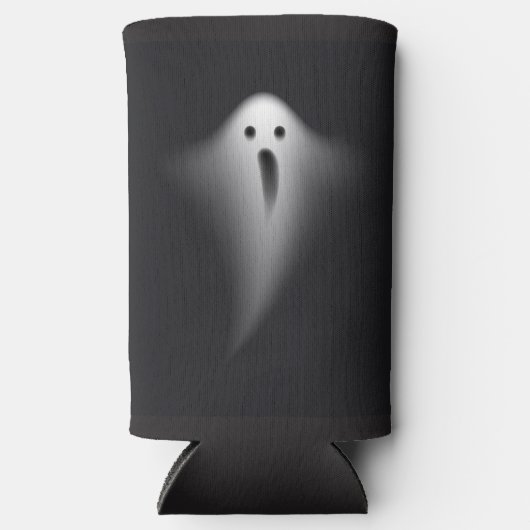 Cute Black Ghost Seltzer Blikjeskoeler (Voorkant)