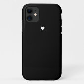 Cute Black Heart Case-Mate iPhone Case (Achterkant)
