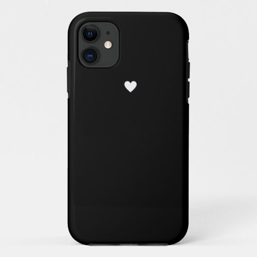Cute Black Heart Case-Mate iPhone Case (Achterkant)