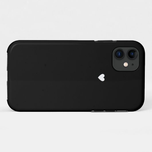 Cute Black Heart Case-Mate iPhone Case (Achterkant (horizontaal))