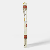 Cute Black Kitten with Mushrooms Personalized name Case-Mate iPhone Case (Achterkant / Links)