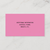 Cute Black Kitty Cat | Fun Feline | Quirky Animal Visitekaartje (Achterkant)