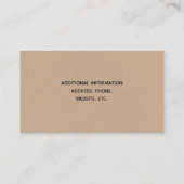 Cute Black Kitty Cat | Fun Feline | Quirky Animal Visitekaartje (Achterkant)