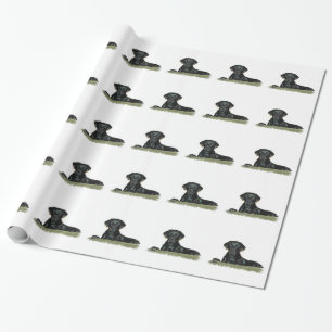 Cute Black Lab Cadeaupapier
