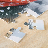 Cute Black Lab Dog Black Labrador Retriever Legpuzzel (Zijkant)