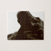 Cute Black Lab Legpuzzel (Horizontaal)