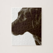 Cute Black Lab Legpuzzel (Verticaal)
