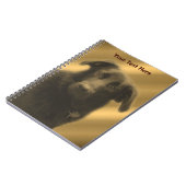 Cute Black Lab Mix Dog Notitieboek (Linkerzijde)