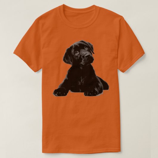 Cute Black Lab Puppy Dog Dierenvriend -gigapixel-s T-shirt (Design voorkant)