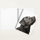 Cute Black Lab Puppy Dog Love Labrador Retriever Planner (Display)