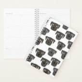 Cute Black Labrador Retriever Dog Planner (Display)