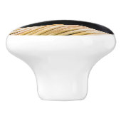 Cute Black Labrador Retriever Dog Puppy Pet Photo Keramische Knop (Zijkant)