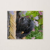 Cute Black Labrador Retriever Dog Puppy Pet Photo Legpuzzel (Horizontaal)