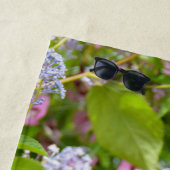 Cute Black Labrador Retriever Dog Puppy Pet Photo Strandlaken (In situ)