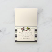 Cute Black Merry Mushroom Cottcore Kerstmis Ho Feestdagen Kaart (Binnen)