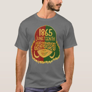 Cute Black Messy Bun Girls Kinder Juneteenth Celeb T-shirt