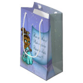 Cute Black Princess Birthday Klein Cadeauzakje (Voorkant Gekanteld)