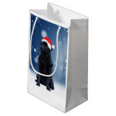 Cute Black Pug Dog Kerstkerstkerstkerstkerstkerstk Klein Cadeauzakje (Achterkant Gekanteld)