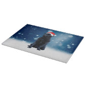 Cute Black Pug Dog Kerstkerstkerstkerstkerstkerstk Snijplank (Hoek)