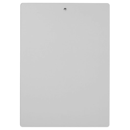 Cute Black Pug Puppy Cliboard Klembord (Achterkant)